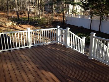 Project: Build a TREX Composite Deck in New Milford, CT