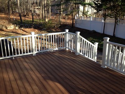 Deck construction in Bethel by Allure Home Improvement & Remodeling, LLC
