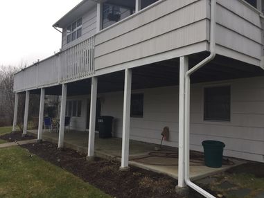Before and After Deck Installation Using TREX COMPOSITE MATERIALS in Bethel, CT (5)